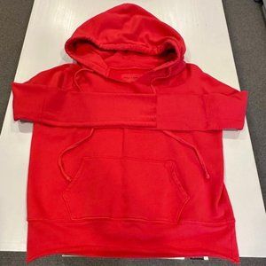 Nili Lotan Janie Hoodie Candy Apple Red Size Medium